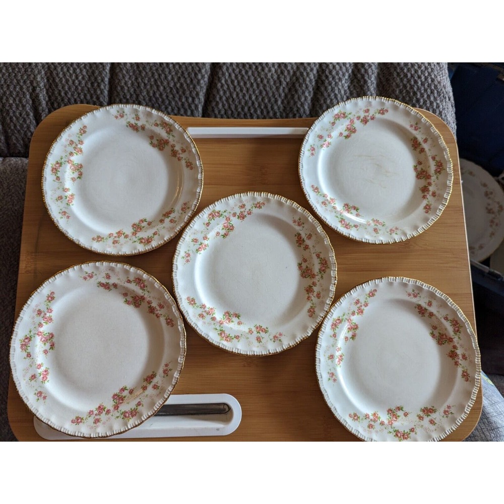 Florence (Scalloped Edge) by POPE GOSSER SET OF 5 BREAD PLATES
